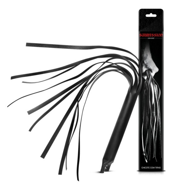 Chicote Verniz Preto 20cm