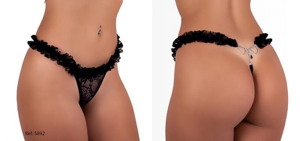 Calcinha Afrodite Fio e Stras-5892