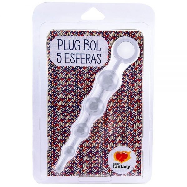 Plug Bol 05 Esferas Incolor