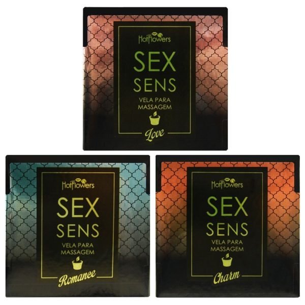 Vela Sex Sens Massagem Aromática 20g