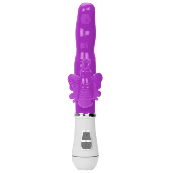 Vibrador c/ Estimulador de Clitóris c/ 12 Modos de Vibração Recarregável