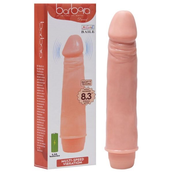 Pênis Vibrador Silicone 21,5 X 4Cm