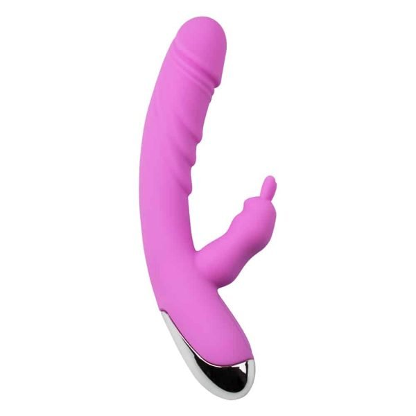 Vibrador com Estimulador de Clitóris com Aquecimento e 12 Modos de Vibração Recarregável