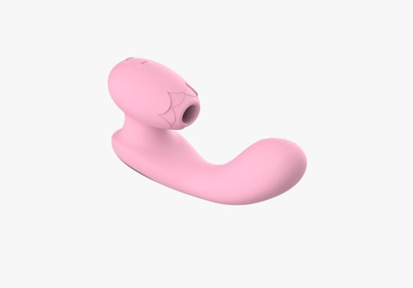 Vibrador com Estimulador de Clitóris com 12 Modos de Vibração e Sucção Recarregável