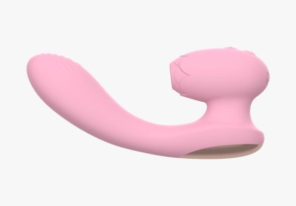 Vibrador com Estimulador de Clitóris com 12 Modos de Vibração e Sucção Recarregável - Image 2