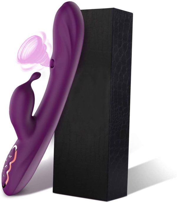 Vibrador com Sucção 9 Modos de Vibração e 7 de Sucção Recarregável