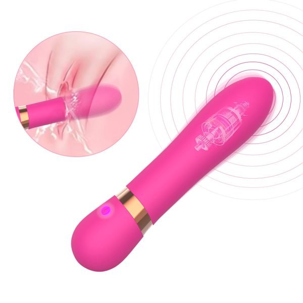 Vibrador de Ponto G com 10 Modos de Vibração Recarregável