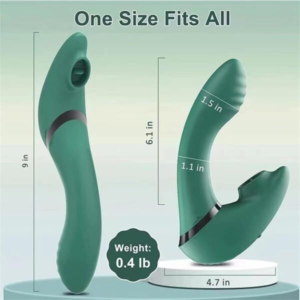 L&B–Vibrador com Estimulador de Clitóris e Ponto G Recarregável - Image 3