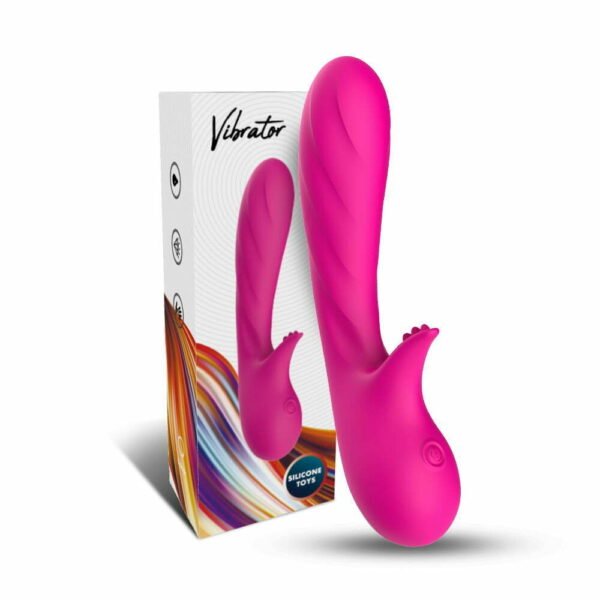 Vibrador com Estimulador de Clitóris com 9 Modos de Vibração Recarregável