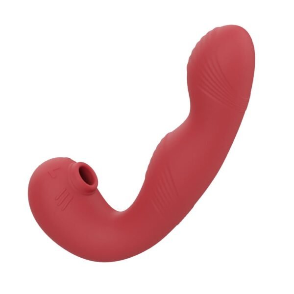 Vibrador de Ponto G com 7 Modos de Vibração com Sucção e movimentos de dedos Recarregável