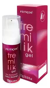 Tremilik Morango Gel Eletrizante Beijável 15g