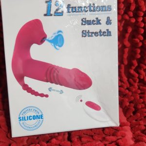 Vibrador Com Estimulador de Clitóris e Sucção