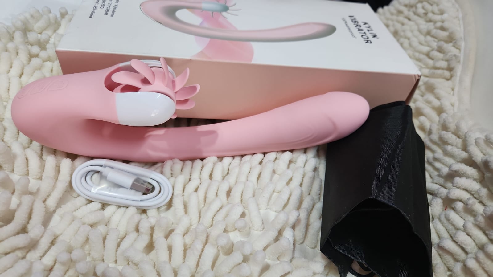 Vibrador com Estimulador de Clitóris com 20 Modos de Vibração Recarregável