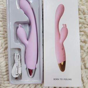 Vibrador com Estimulador de Clitóris e Ponto G Recarregável