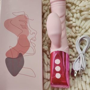 Vibrador c/ Aquecimento (Hot) Estimulador de Clitóris ou Anal 12 Vibrações Recarregável
