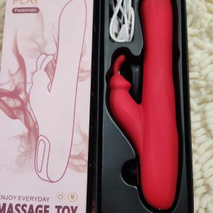 Vibrador com Estimulador de Clitóris e 12 Modos de Vibração Recarregável