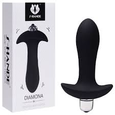 Plug Anal Vibrador Diamona