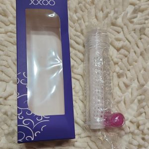 Capa Peniana Transparente com Vibração Única a Bateria