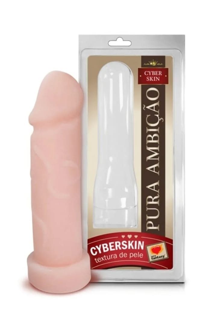 Capa Peniana Em Cyberskin 18x 4,5cm
