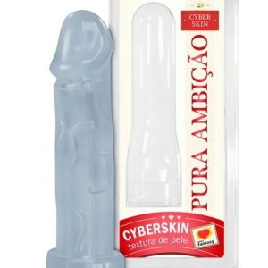 Capa Peniana Cyberskin Incolor 17x4,5cm
