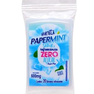 Papermint Lâminas Refrescantes Hortelã 20 Unidades