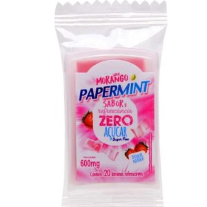 Papermint Lâminas Refrescantes Morango 20 Unidades