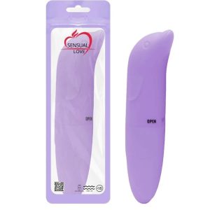 Vibrador Ponto G Golfinho Aveludado Lilás