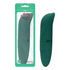 Vibrador Ponto G Golfinho Aveludado Verde