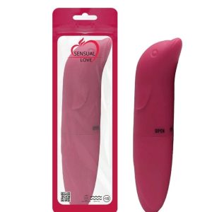 Vibrador Ponto G Golfinho Aveludado Pink
