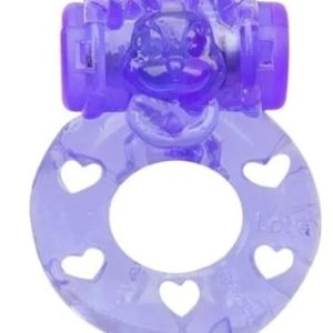 Anel Peniano Vibrador Bichinhos Roxo