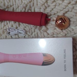 Vibrador Varinha Mágica 2 em 1 com Língua