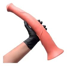 Cavalo Pênis De Borracha Maciça 40 X 6Cm