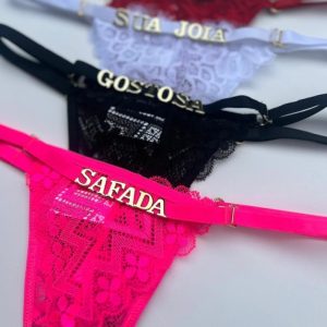 CALCINHA FIO PERSONALIZADA