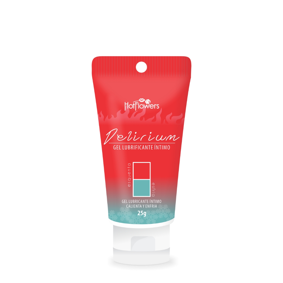 Gel Bisnaga Delirium Vermelho Esquenta Esfria 25g