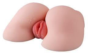 Masturbador de Silicone Realístico Formato Quadril Vagina e Anus