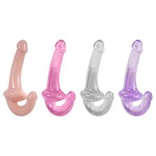 Pênis Duplo Jelly 20 X 3,3Cm Strapless Youvibe
