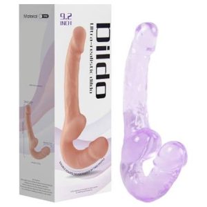 Pênis Duplo Jelly 23,5 X 3,3Cm Strapless Youvibe