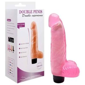 Pênis Com Escroto Vibrador 20 X 4,8Cm
