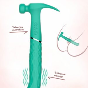 Vibrador Formato Martelo com 24 Modos de Vibração Recarregável